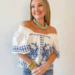 Ruffled Wide Hem Top