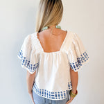 Ruffled Wide Hem Top