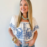 Ruffled Wide Hem Top