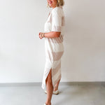 Rugby Striped Midi Dress