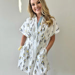 Sailboat Print Dress