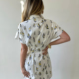 Sailboat Print Dress