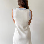 Sardine Embroidered Knit Dress