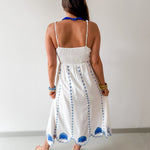 Scallop Edge Detail Maxi Dress