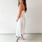 Scallop Edge Detail Maxi Dress