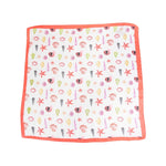 Sea Life Multi Seashell Bandana Scarf