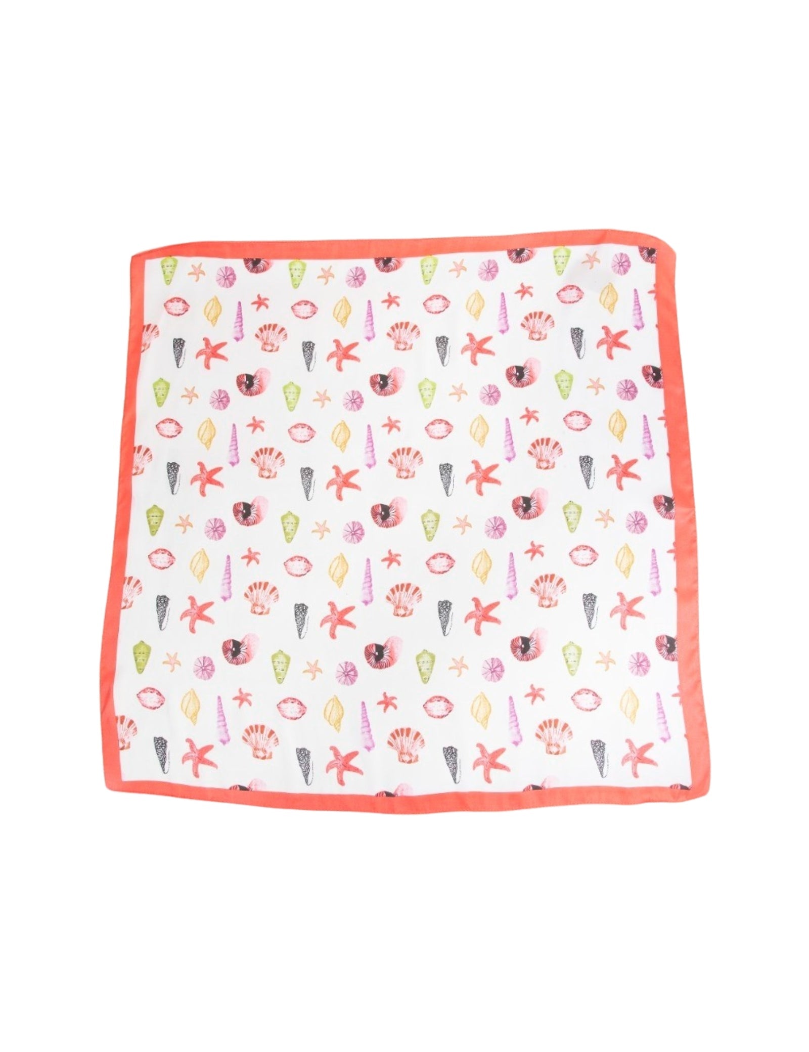 Sea Life Multi Seashell Bandana Scarf