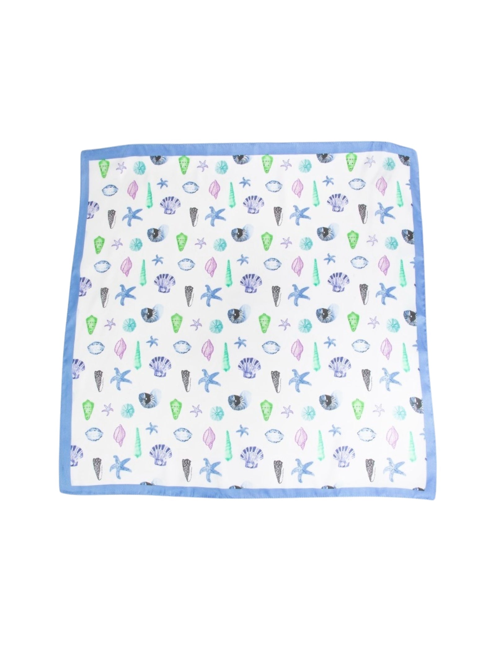 Sea Life Multi Seashell Bandana Scarf