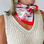 Sea Life Multi Seashell Bandana Scarf