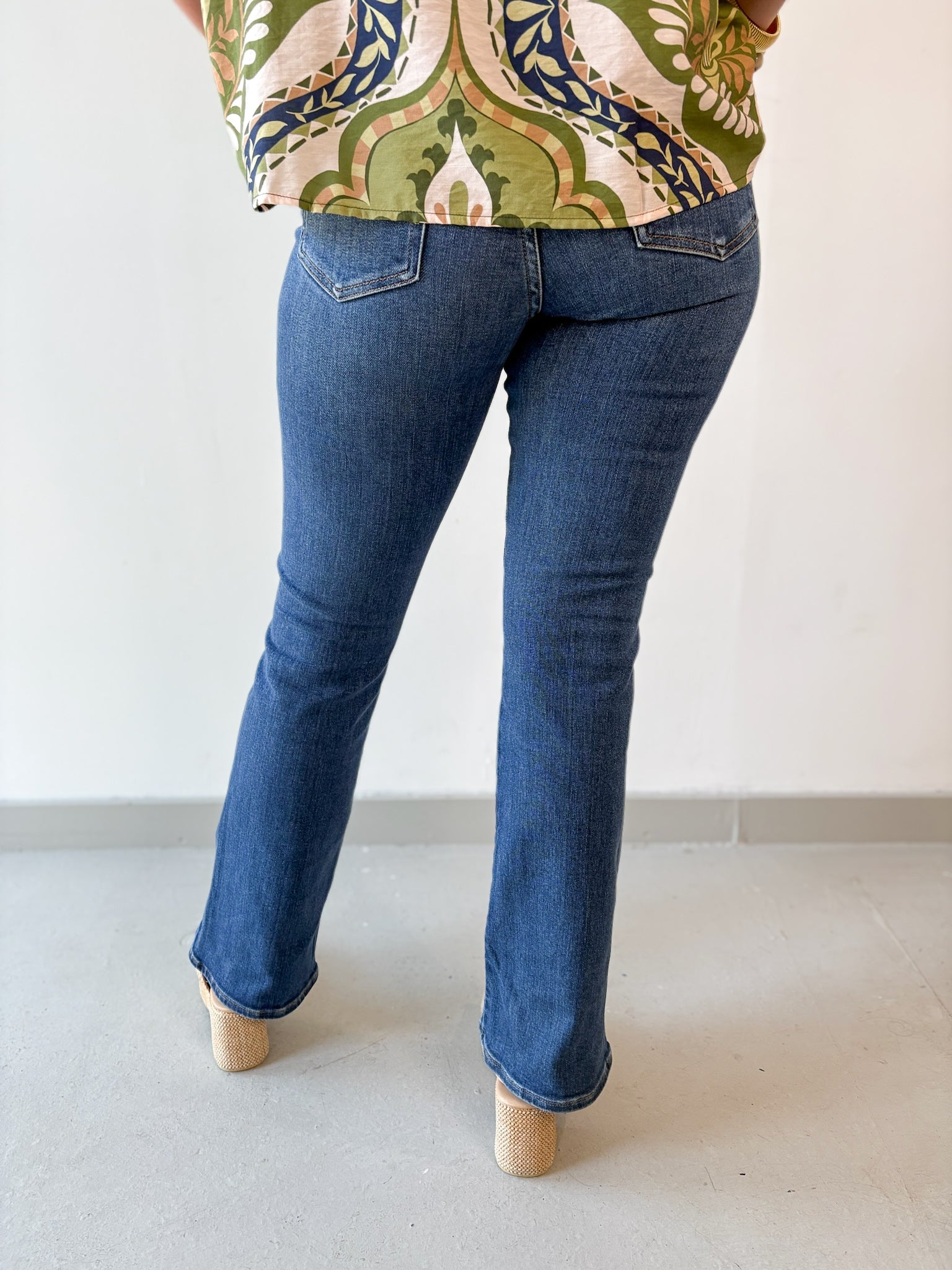Seamed Bootcut Denim