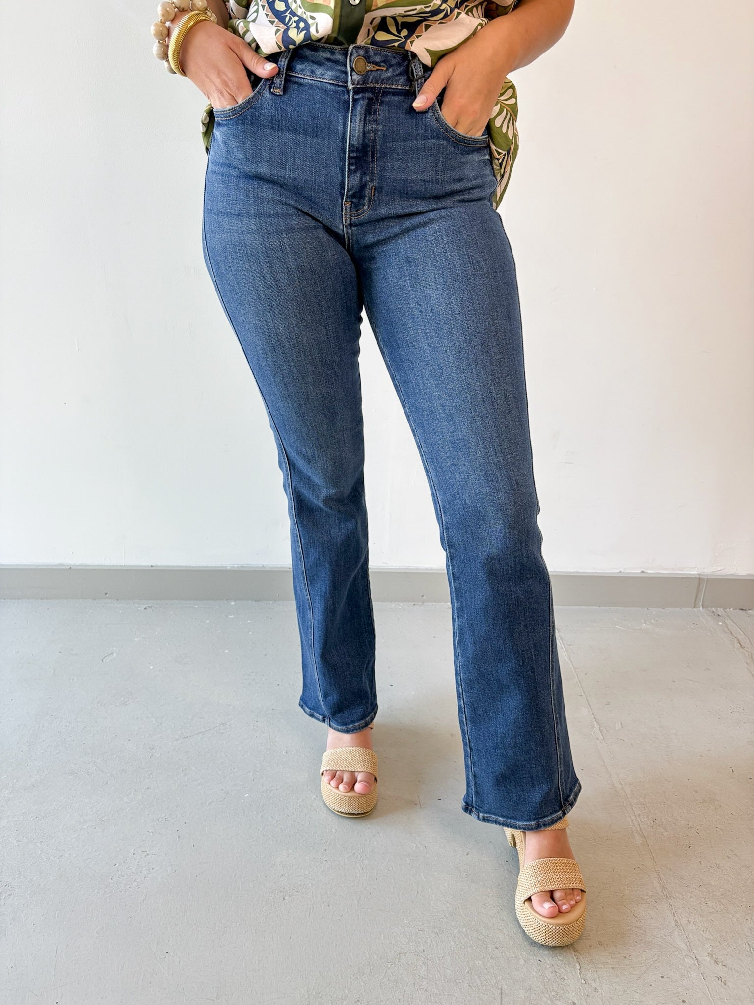 Seamed Bootcut Denim