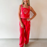 Seashell Embroidered Set