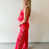 Seashell Embroidered Set