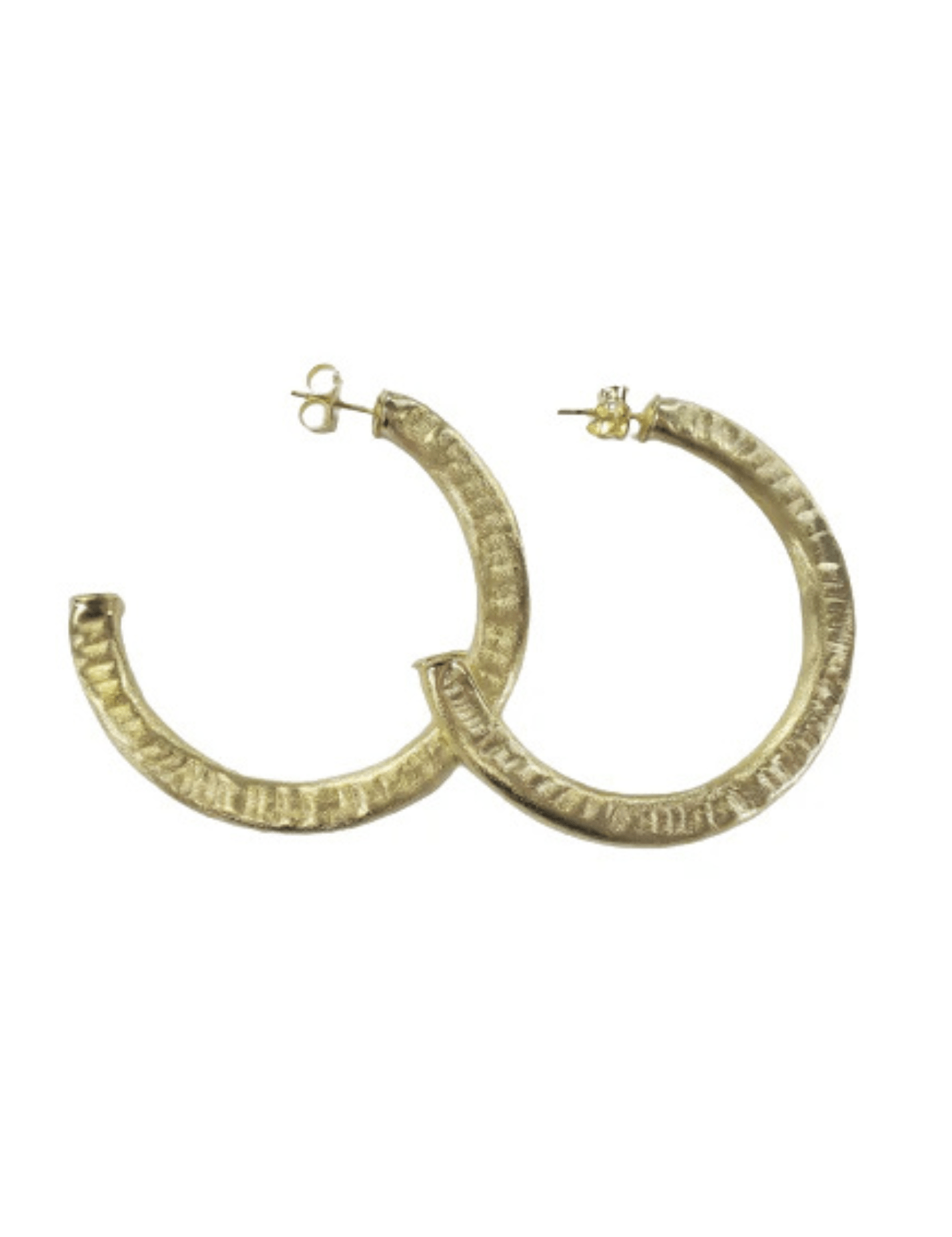 Sheila Fajl Hammered Arlene Hoops 2.5