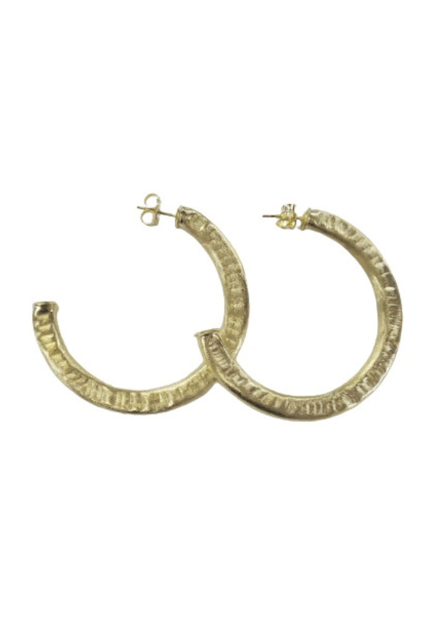 Sheila Fajl Hammered Arlene Hoops 2.5