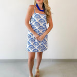Shell Print Shift Dress