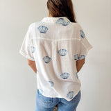 Shell Print Summer Shirt