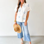 Shell Print Summer Shirt