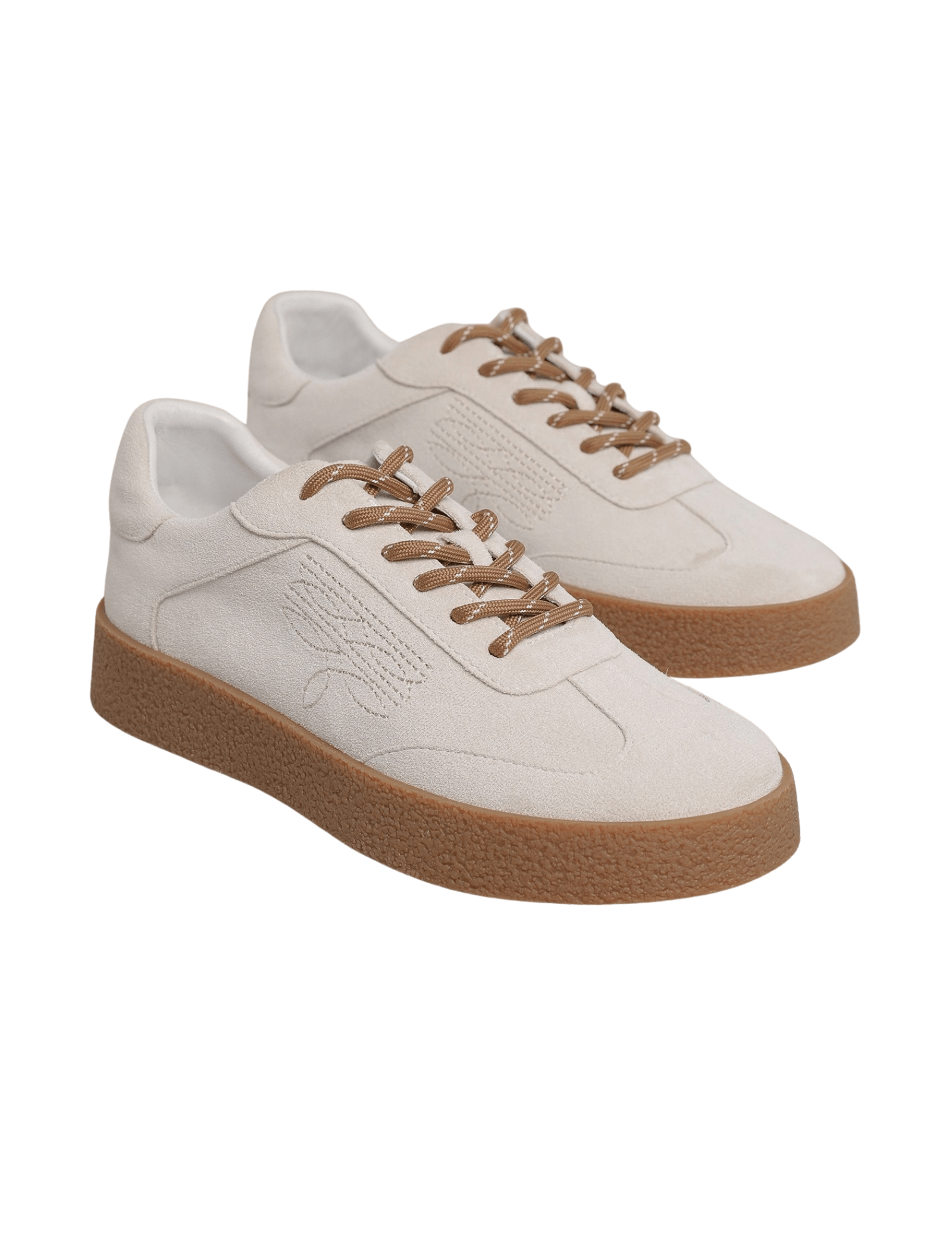 Shelly Platform Sneakers - Cream