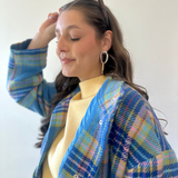 Shiny Two Tone Earrings