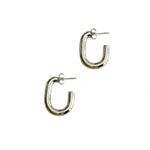 Silver C - Shape Half Hoop