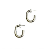 Silver C - Shape Half Hoop