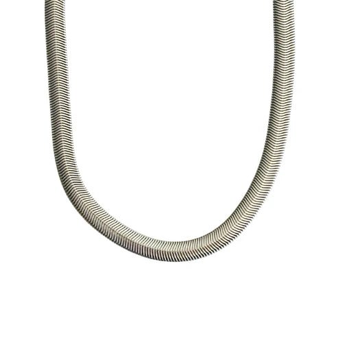 Silver Snake Chain Necklace