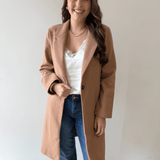 Single Breasted Long Coat