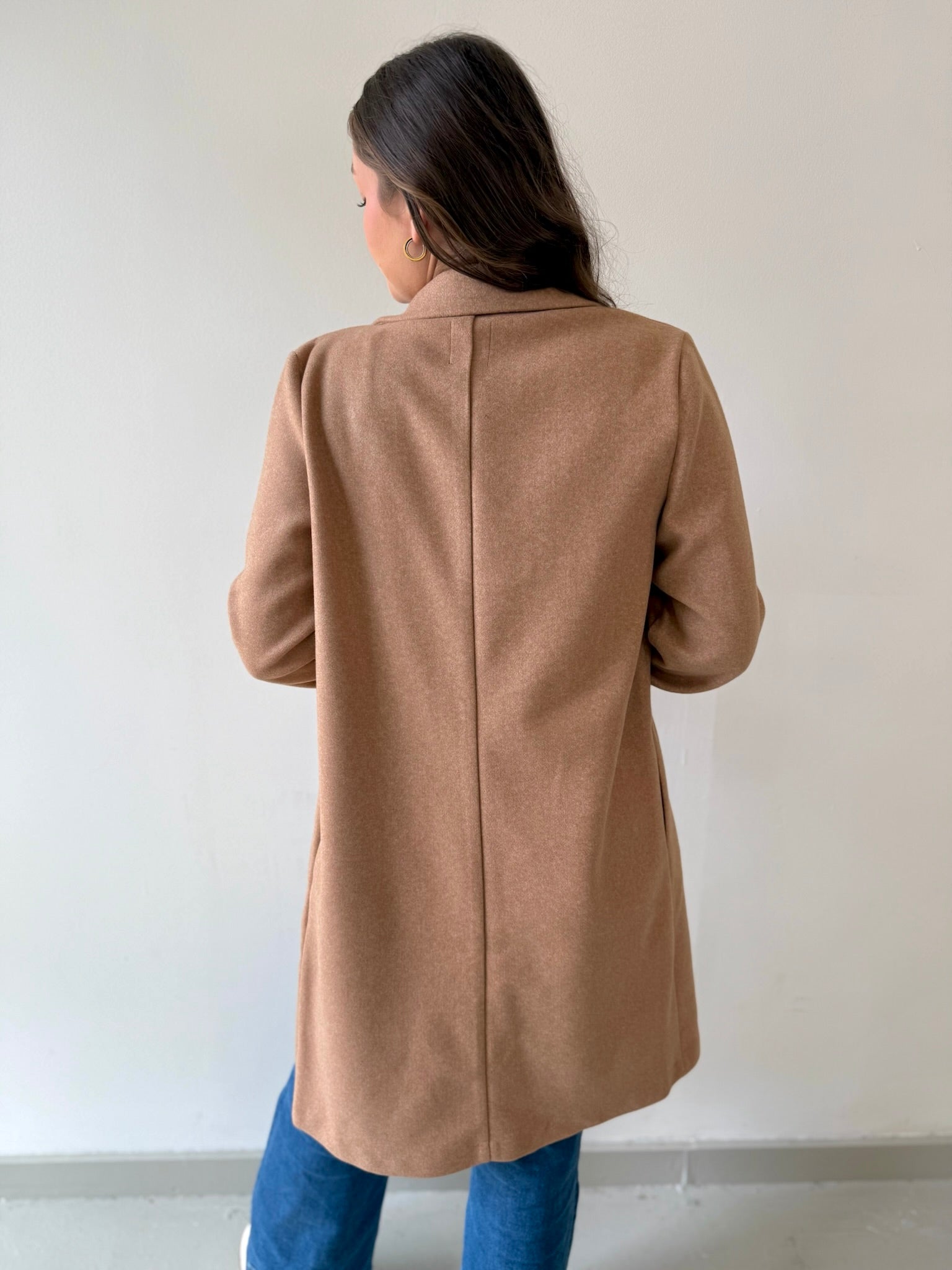 Single Breasted Long Coat