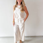 Sleeveless Top & Pant Set