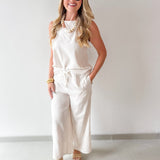 Sleeveless Top & Pant Set