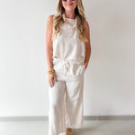 Sleeveless Top & Pant Set