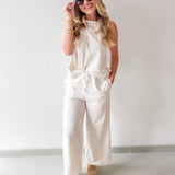Sleeveless Top & Pant Set