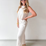 Sleeveless Top & Pant Set