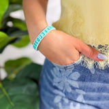 Solid Mint Stretch Bracelet