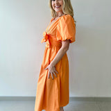 Sophia Waist Tie Midi Dress