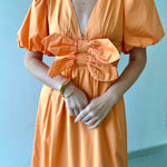 Sophia Waist Tie Midi Dress