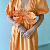 Sophia Waist Tie Midi Dress