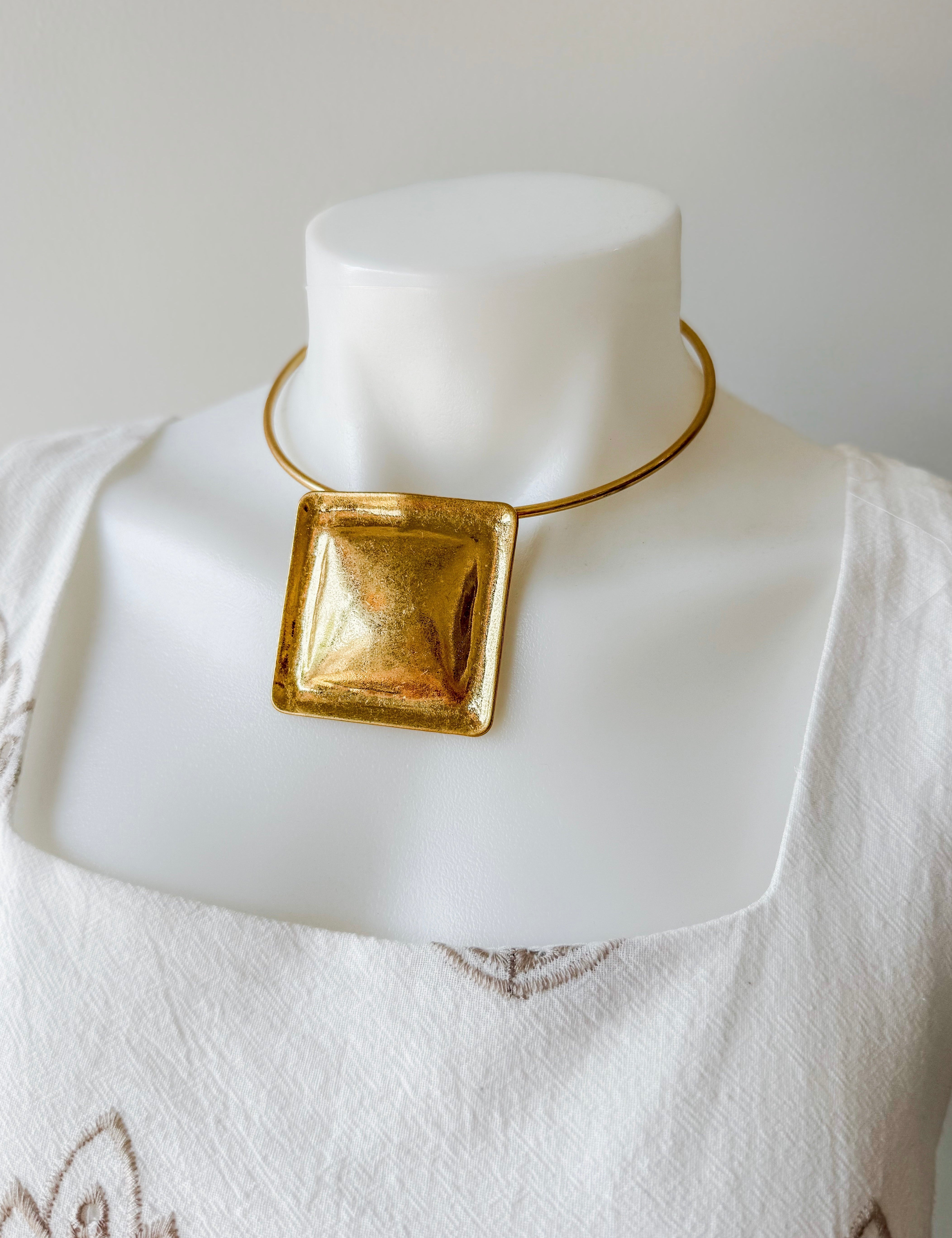Square Collar Necklace