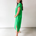 Stitch Detailed Midi Dress