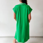 Stitch Detailed Midi Dress