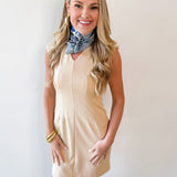 Stretch Knit Fitted Mini Dress