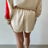 Stripe Contrast Short