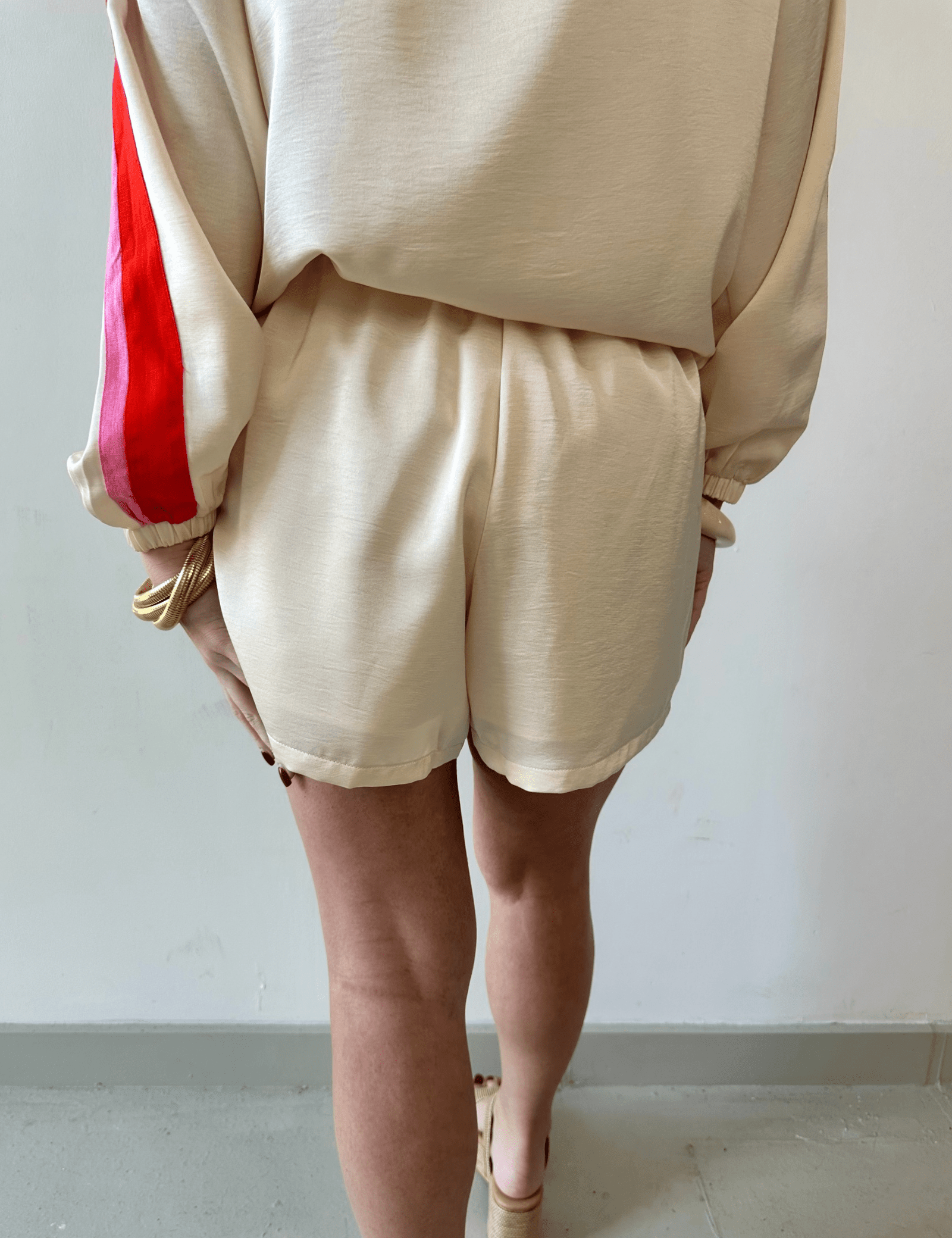 Stripe Contrast Short