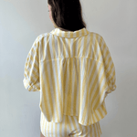 Striped Boxy Shirt & Short Set
