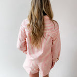 Striped Embroidered Lobster Set