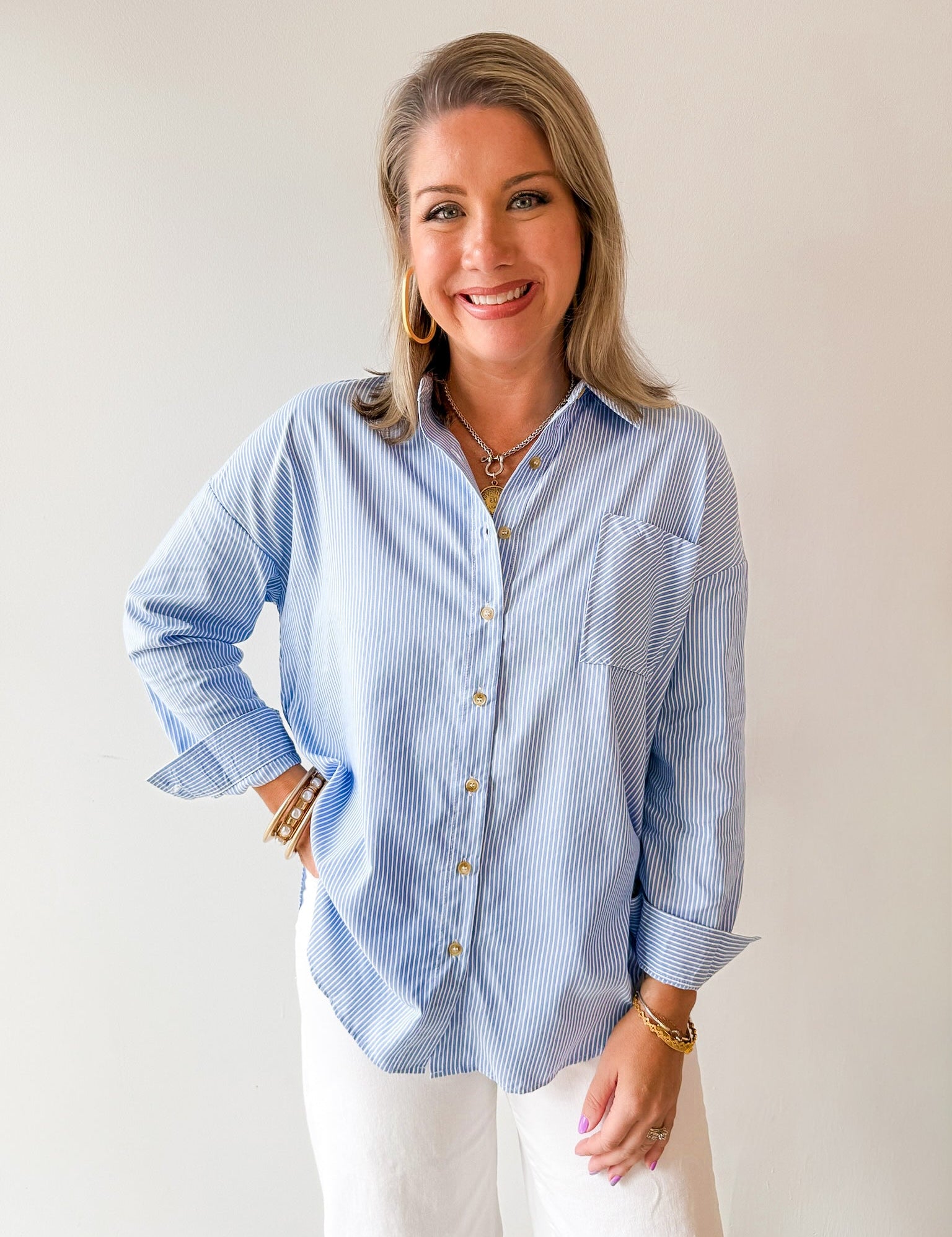 Striped Long Sleeve Shirt