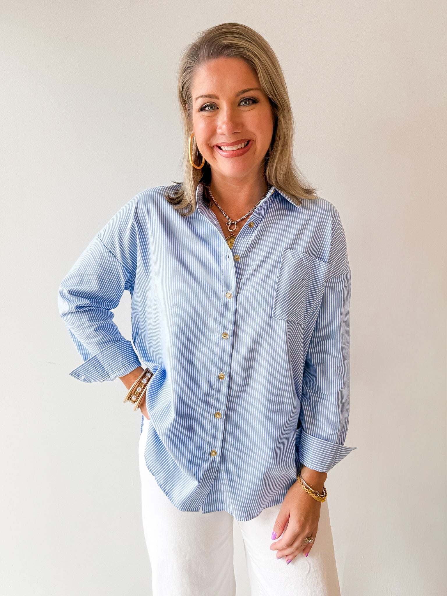Striped Long Sleeve Shirt