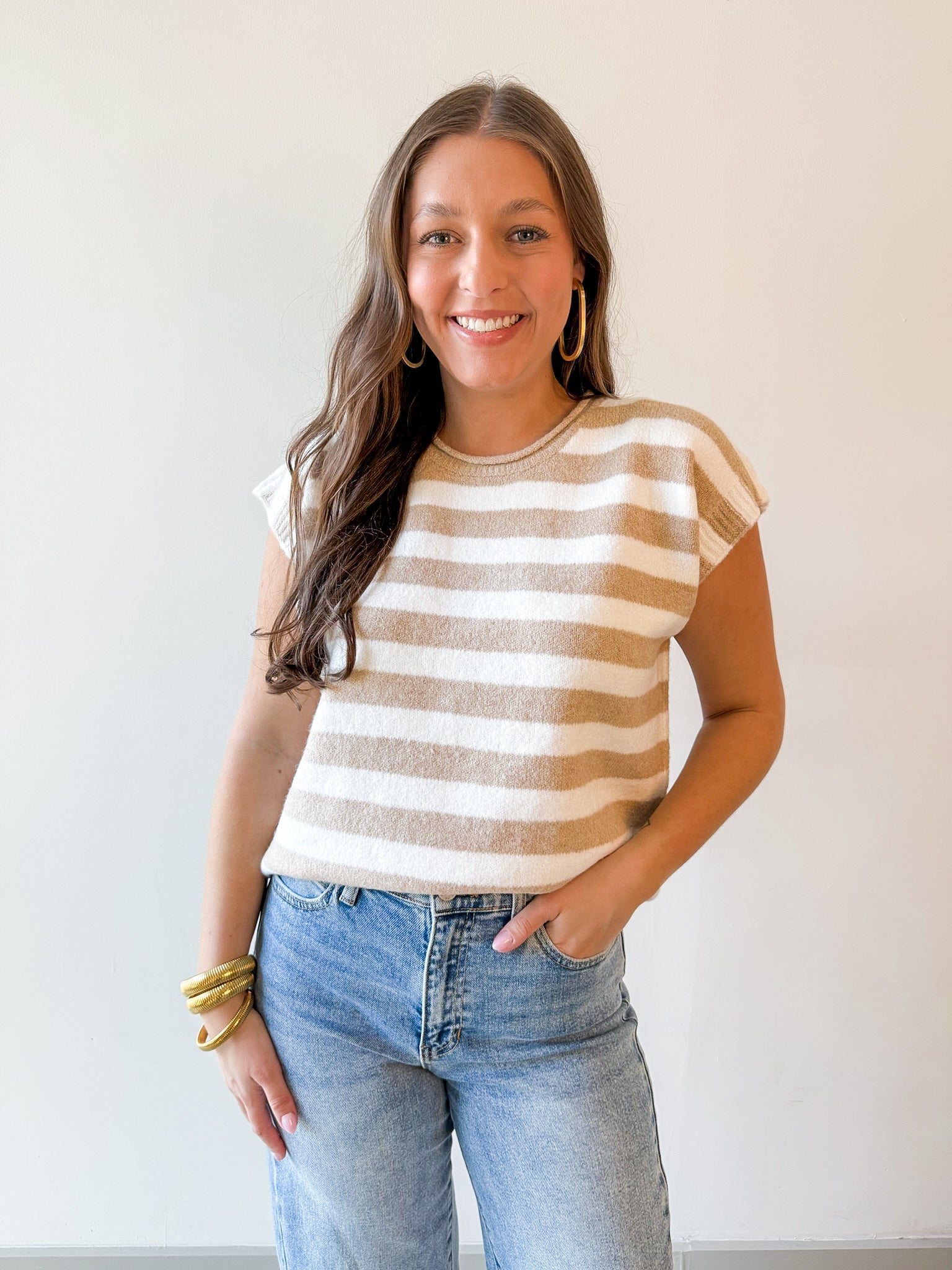 Striped Sweater Vest