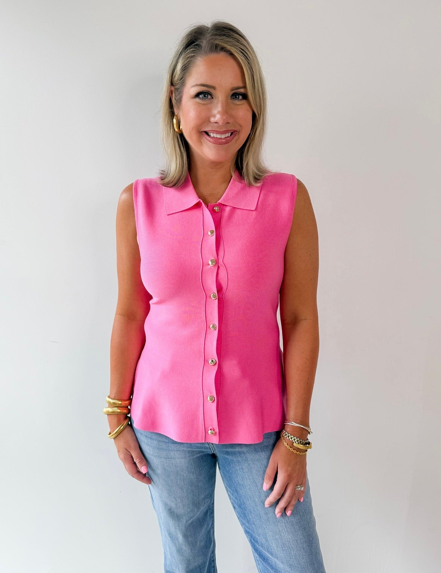 Structured Knit Top